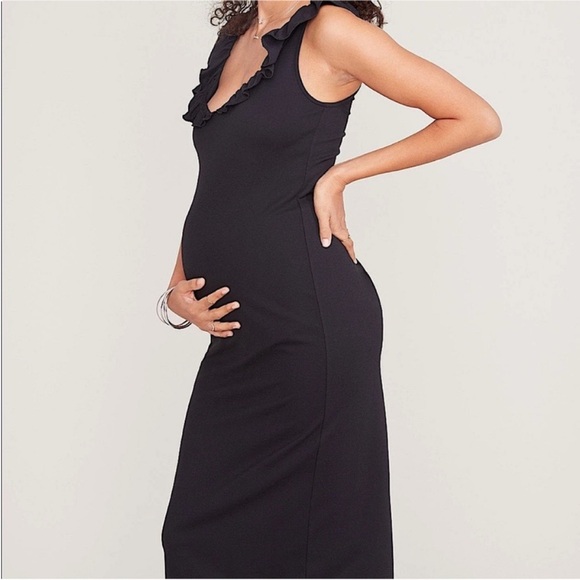 Hatch Maternity Black Dress - Picture 2 of 5